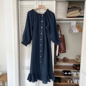 SLEEPER Dress in Navy